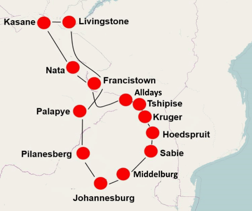 Zuid-Afrika, Botswana & Victoria Falls (22 dgn)