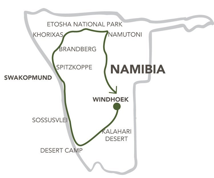 Op avontuur door Namibië (14 dagen)