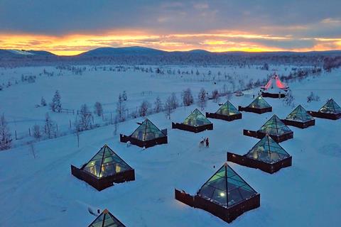 Aurora Pyramids