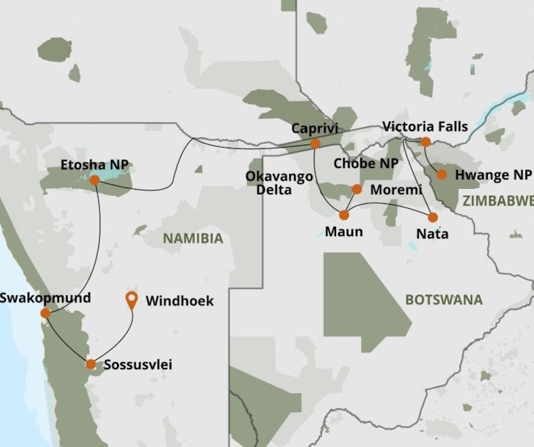 De Trans Afrika Safari (23 dagen)