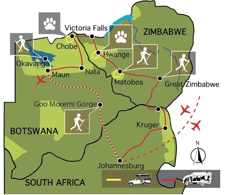 Het beste van Zimbabwe en Botswana (20 dagen)
