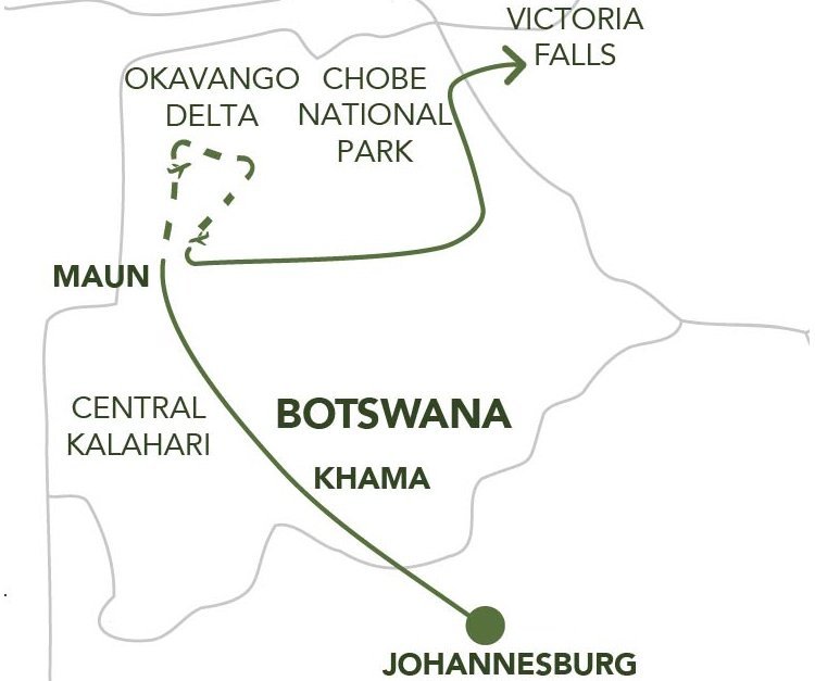 Op avontuur door Botswana (16 dagen)
