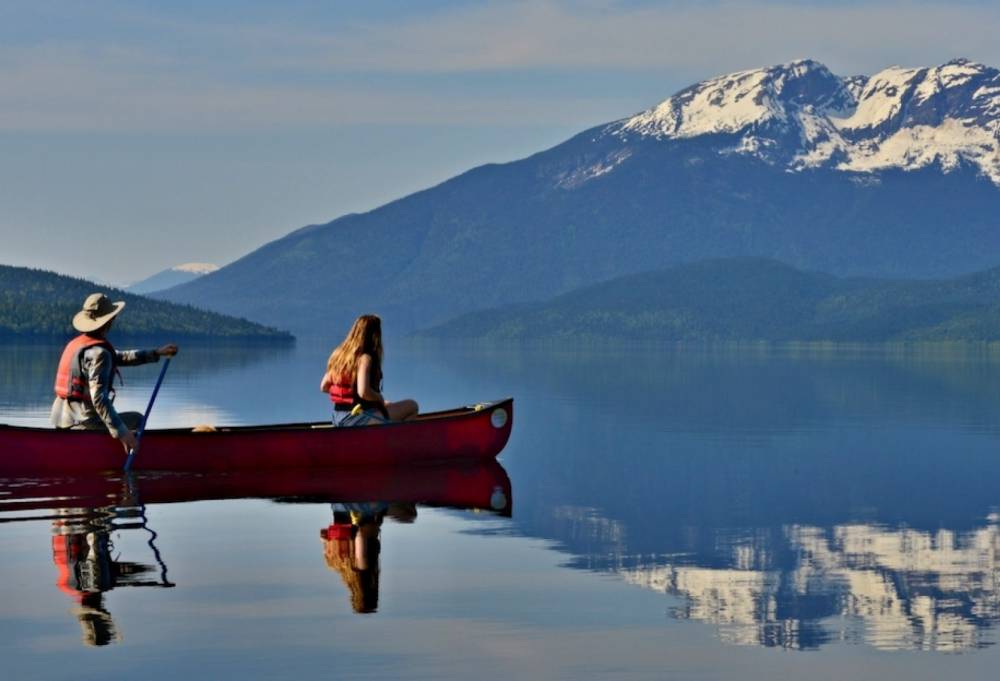 Kamperen en kanoen in Wells Gray
