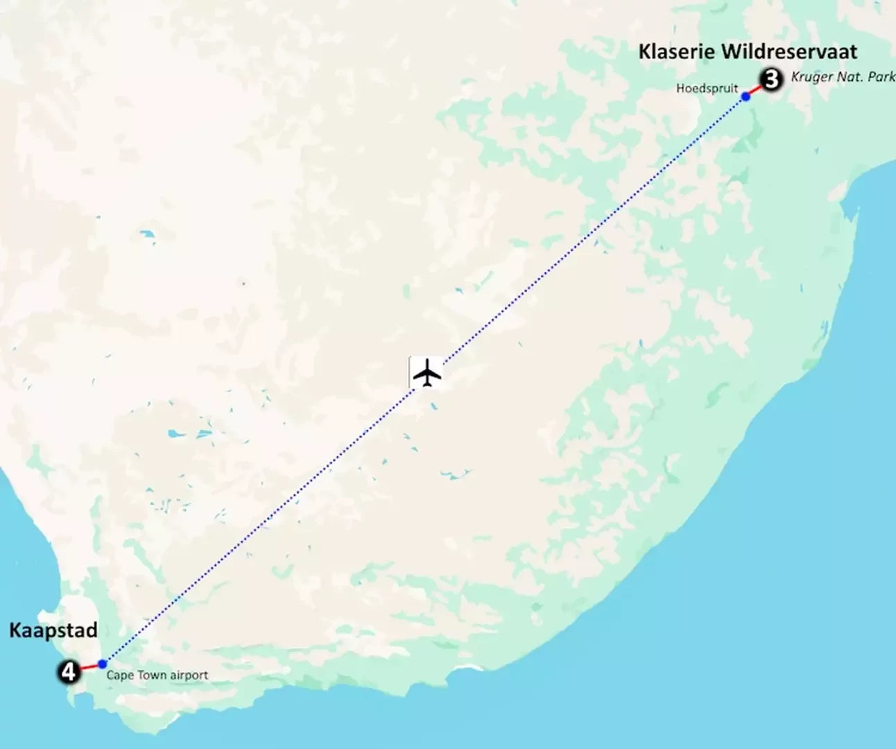 Kaapstad & Kruger (10 dagen)