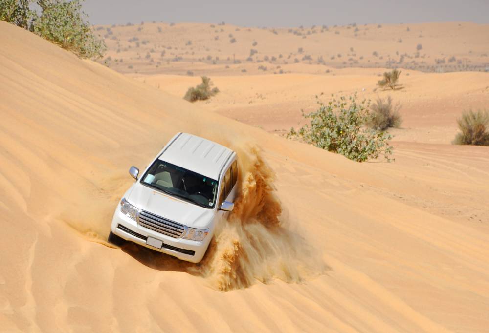 Jeepsafari met overnachting in de woestijn